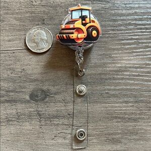 Construction Vehicle Badge Reel